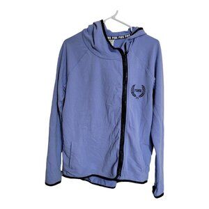 Victoria's Secret Pink Women Blue Track Jacket M